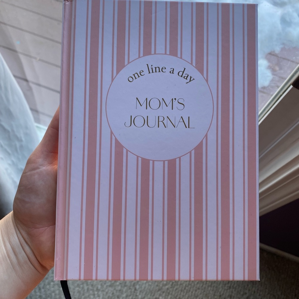 Pink Striped Mom's Journal